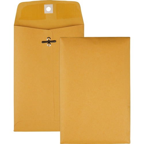 Clasp Envelope, 5 X 7 1/2, 28lb, Brown Kraft, 100/box