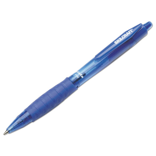 7520014457228, VISTA BALLPOINT RETRACTABLE PEN, BLUE INK, FINE, DOZEN