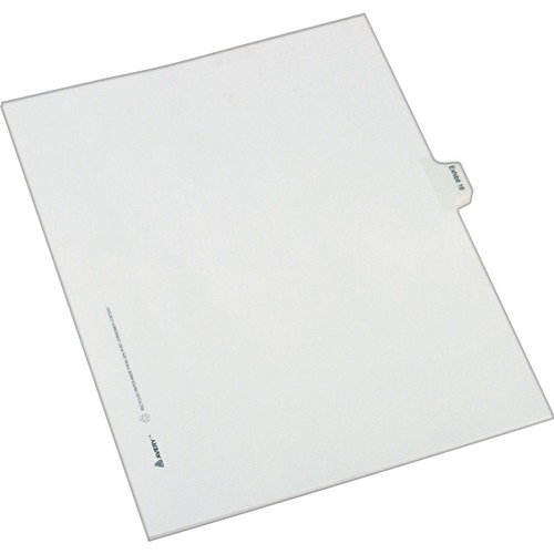 Index Dividers, Exhibit 16, Side Tab, 25/PK, White