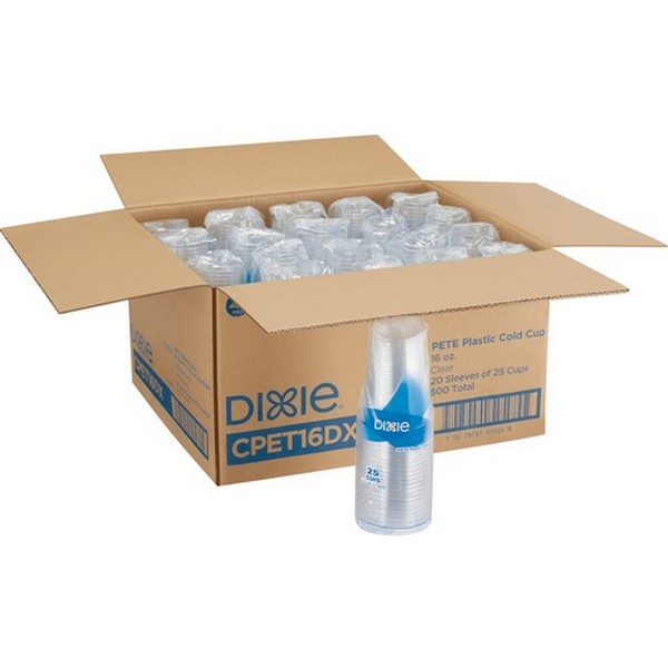 CUP,COLD,PLASTIC,PETE,16 OZ