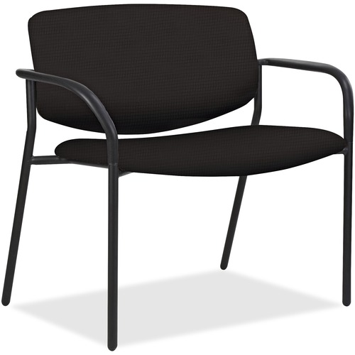 Chair, 600 lb. Capacity, 25"x33"x36-1/2", Black Vinyl/Frame