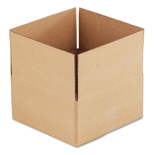 Brown Corrugated - Fixed-Depth Shipping Boxes, 12l X 12w X 6h, 25/bundle