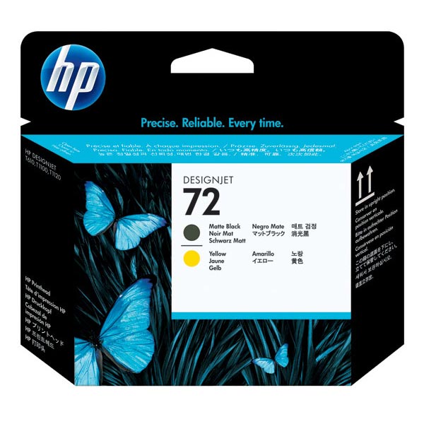 Hewlett-Packard  HP 72 Printhead Cartridge, G Matte Black/Yellow