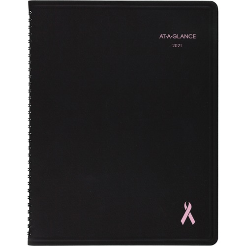 QUICKNOTES SPECIAL EDITION MONTHLY PLANNER, 11 X 8.25, BLACK/PINK, 2021