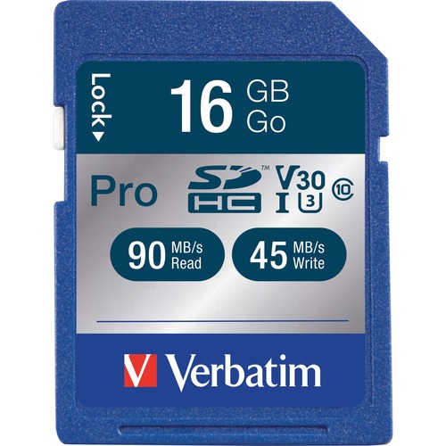 16GB PRO 600X SDHC MEMORY CARD, UHS-I V30 U3 CLASS 10