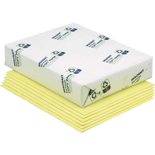 Dual Copy Paper, 20 lb., 84 Bright, 8-1/2"x11", 10 Rm/BX,YW