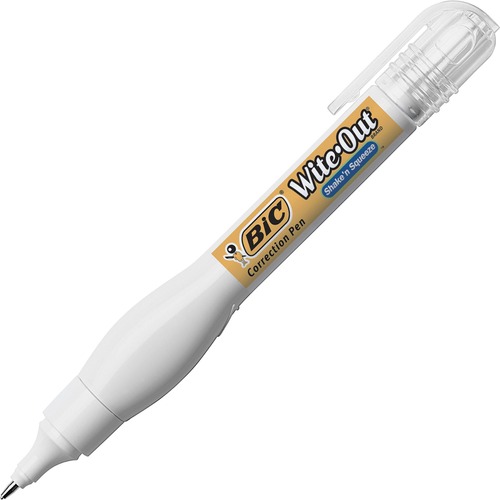 Wite-Out Shake 'n Squeeze Correction Pen, 8 Ml, White