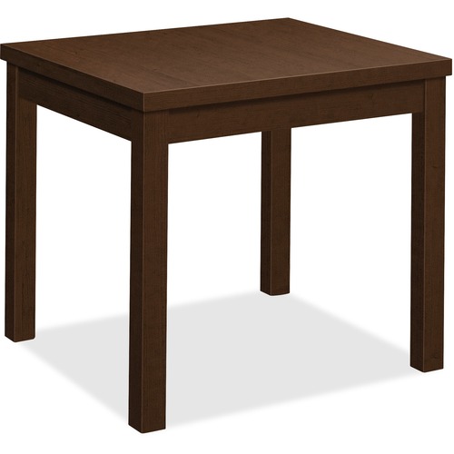 Laminate Straight Table, 24"x20"x20", Mocha