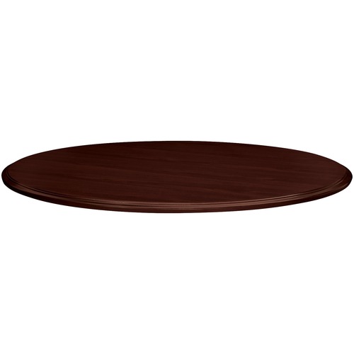 Round Conference Table Top, 42"Dia.x1-1/8", Mahogany