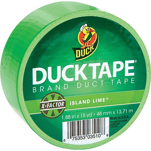 Duck Tape, 1.88"x15 Yards, Neon Green