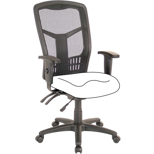 Chair Frame, High-Back, 28-1/2"x28-1/2"x45", Black