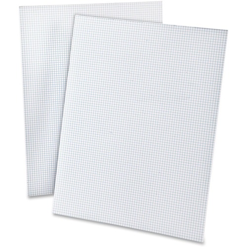 Quadrille Pads, 8 Squares/inch, 8 1/2 X 11, White, 50 Sheets