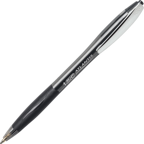 Atlantis Original Retractable Ballpoint Pen, Black Ink, Medium, 1mm, Dozen
