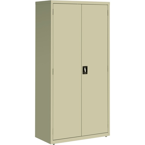 Steel Storage Cabinets, 36"x18"x72", Putty