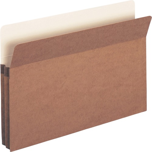 File Pocket, 1-3/4" Exp., Legal, 25/BX, Redrope