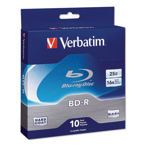 Bd-R Blu-Ray Disc, 25gb, 6x, 10/pk