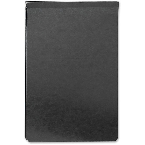 End Opening Pressguard Report Cover, Prong Fastener, Legal, Black
