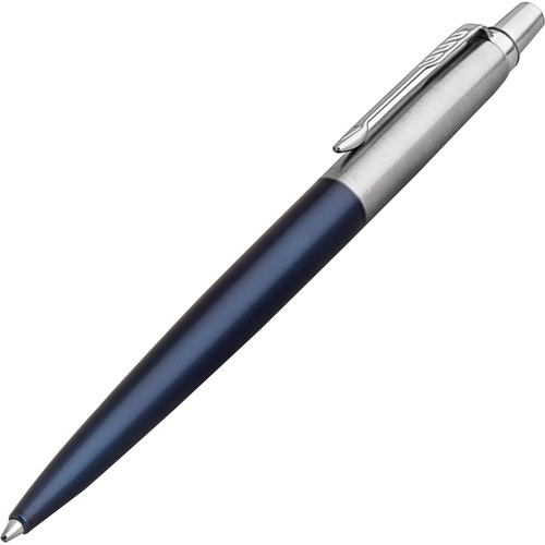 Jotter Retractable Ballpoint Pen, Royal Blue/chrome W/blue Ink, Medium
