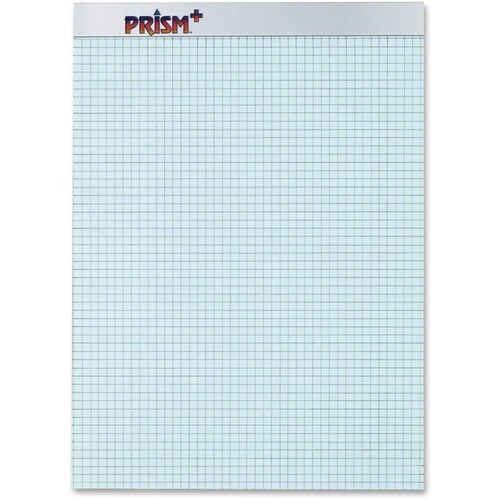 Prism Quadrille Perforated Pads, 8 1/2 X 11 3/4, Blue, 50 Sheets, Dozen