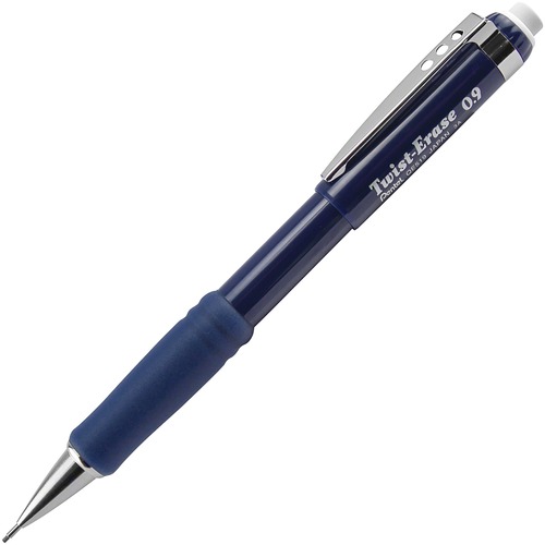 Twist-Erase Iii Mechanical Pencil, 0.9 Mm, Blue Barrel