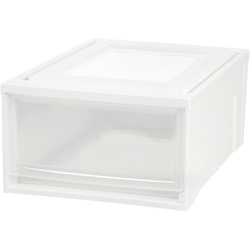 Stacking Drawer, 30.88QT, 15-3/4"Wx19-3/5"Lx9"H, 3/CT, White