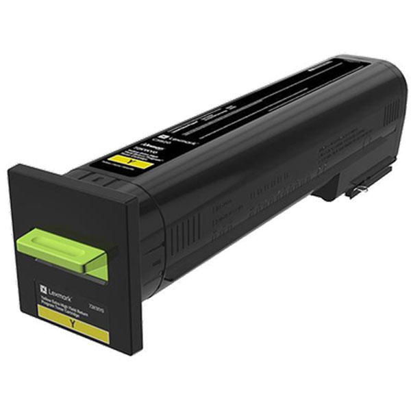 Lexmark CS820 Extra High Yield Yellow Return Program Toner Cartridge for US Government (22000 Yield) (TAA Compliant Version of 72K1XY0)