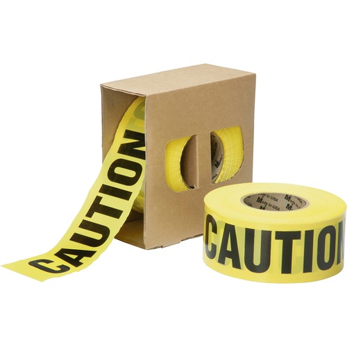 9905016134243, SKILCRAFT, CAUTION BARRICADE TAPE, 3 MIL THICK, 3" W X 1,000 FT, ROLL