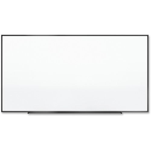 Fusion Nano-Clean Magnetic Whiteboard, 96 X 48, Black Frame