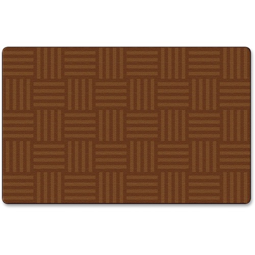 Hashtag Solid Color Rug, 6'x8'4, Chocolate