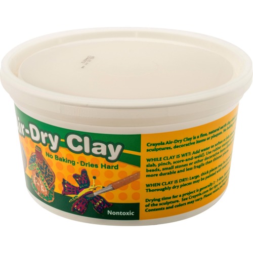 Air-Dry Clay, White, 2 1/2 Lbs