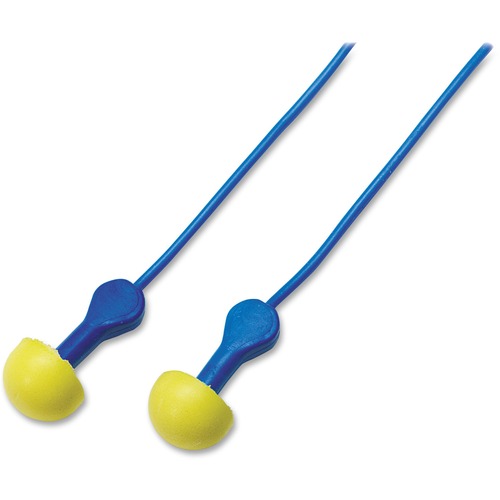 EAR Express Pod Plugs Corded,4/BX,Yellow