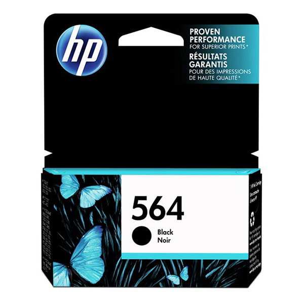 Hewlett-Packard  HP 564 Inkjet Cartridge, 250 Page Yield, Black