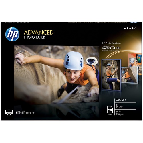 Advanced Photo Paper, 66 Lbs., Glossy, 13 X 19, 20 Sheets/pack