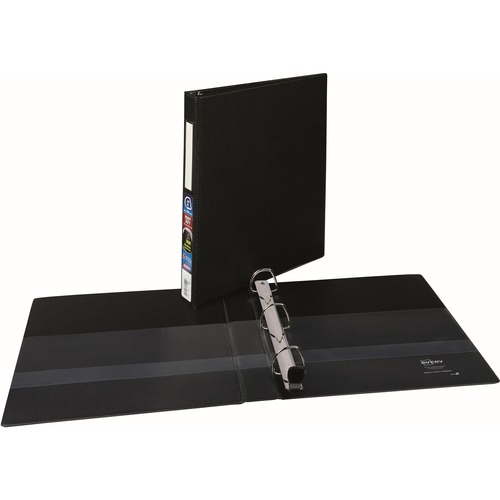 Heavy-Duty Binder With One Touch Ezd Rings, 11 X 8 1/2, 1" Capacity, Black