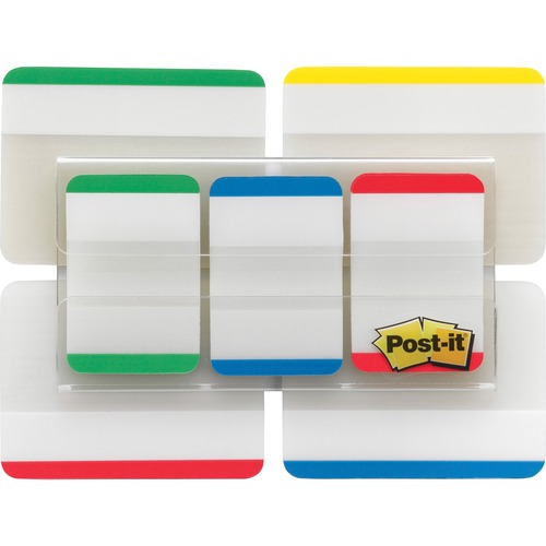 TABS VALUE PACK, 1/5-CUT AND 1/3-CUT TABS, ASSORTED PRIMARY COLORS, 1" AND 2" WIDE, 114/PACK