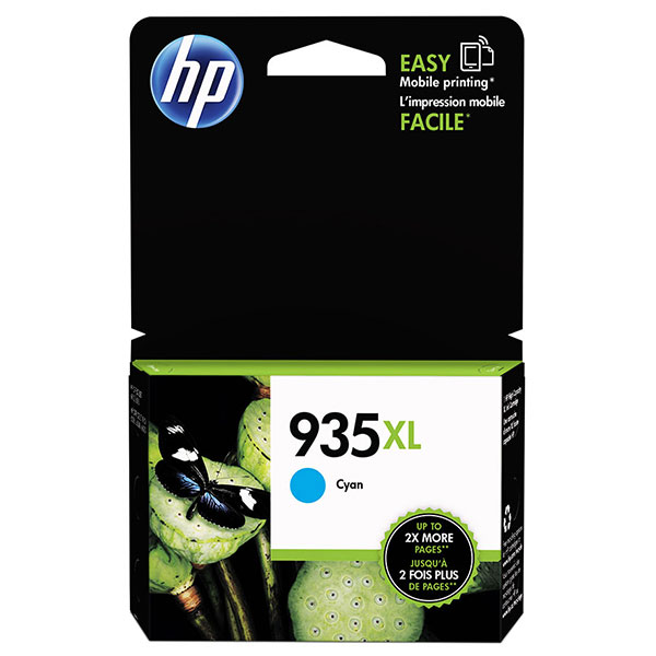 Hewlett-Packard  Ink Cartridge, HP 934XL, 825 Page Yield, Cyan