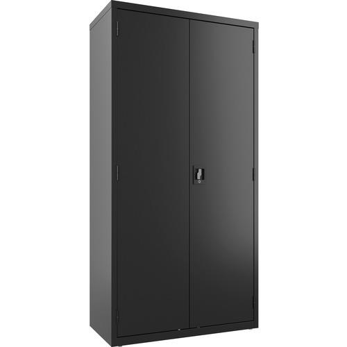 Wardrobe, Double Door, Lockable, 36"Wx18"Lx72"H, Black
