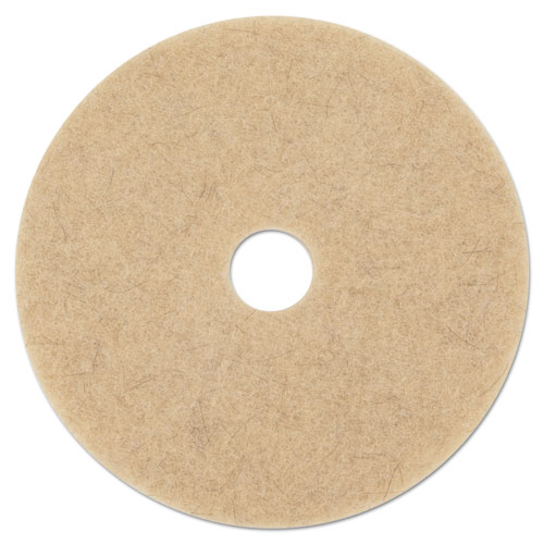 NATURAL HOG HAIR BURNISHING FLOOR PADS, 21" DIAMETER, 5/CARTON