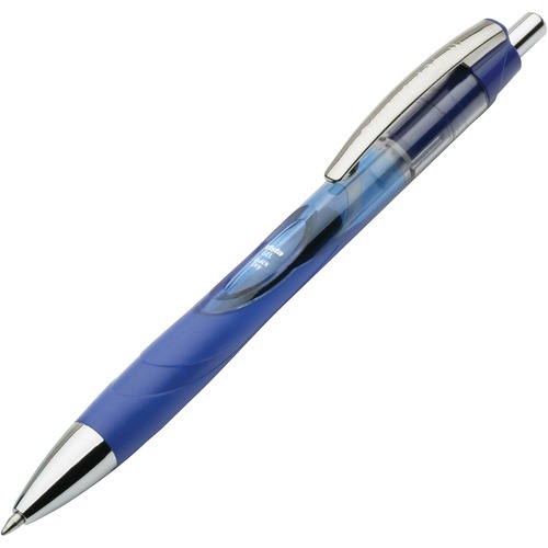 7520015068502, VISTA ROLLER BALL RETRACTABLE GEL PEN, BLUE INK, MEDIUM, DOZEN