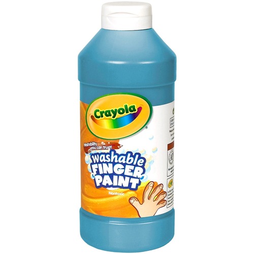 Washable Fingerpaint, Blue, 16 Oz