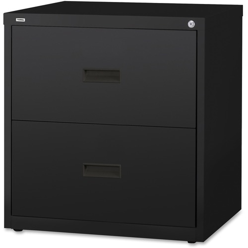 Lateral File, 2-Drawer, 30"x18-5/8"x28-1/8", Black