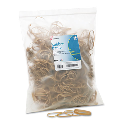 7510015783514, RUBBER BANDS, SIZE 54, ASSORTED SIZES, 1900 BANDS/1 LB.