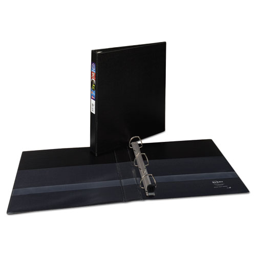 Heavy-Duty Binder With One Touch Ezd Rings, 11 X 8 1/2, 1" Capacity, Black