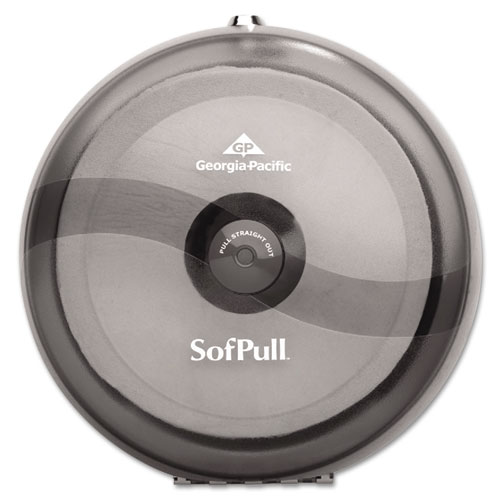 SOFPULL HIGH-CAPACITY CENTER-PULL TISSUE DISPENSER, 10.5 X 6.75 X 10.5, SMOKE