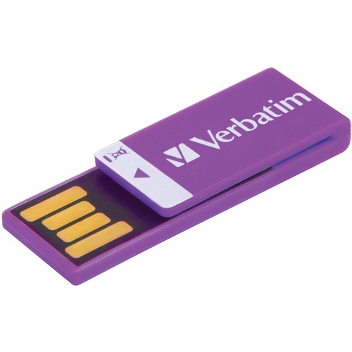 Flash Drive, Capless, Water-resistant, 16GB, Violet