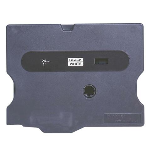 Tx Tape Cartridge For Pt-8000, Pt-Pc, Pt-30/35, 1"w, White On Black