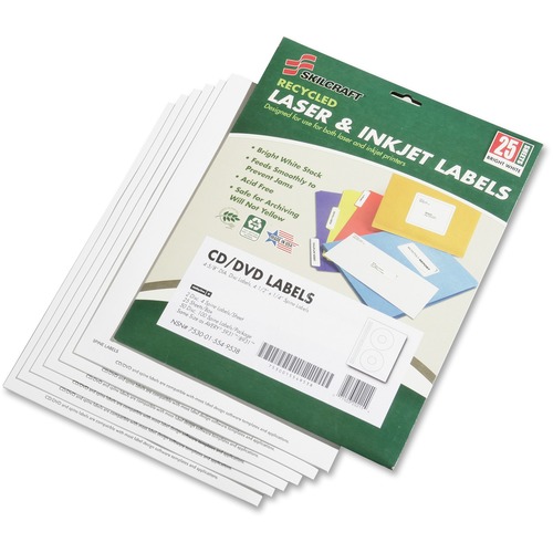 7530015549538, AVERY CD/DVD LABEL MAKER KIT, REFILLS, 50/PACK