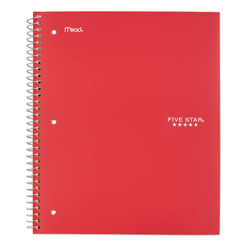 Wirebound Notebook, College Rule, 11 X 8 1/2, 100 Sheets, Red