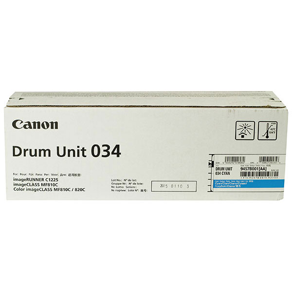 Canon (CRG-034) imageCLASS MF810Cdn MF820Cdn Cyan Drum Unit (34000 Yield)