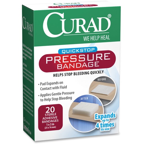 Pressure Adhesive Bandages, 2 3/4" X 1", 100/box
